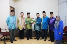 Photo Sekitar Kunjungan Hormat YBhg. Prof. Dr. Hj. Md Radzai bin Said, Naib Canselor Kolej Universiti Islam Melaka, bersama YB Datuk Dr. Hasan bin Bahrom, Canselor KUIM.